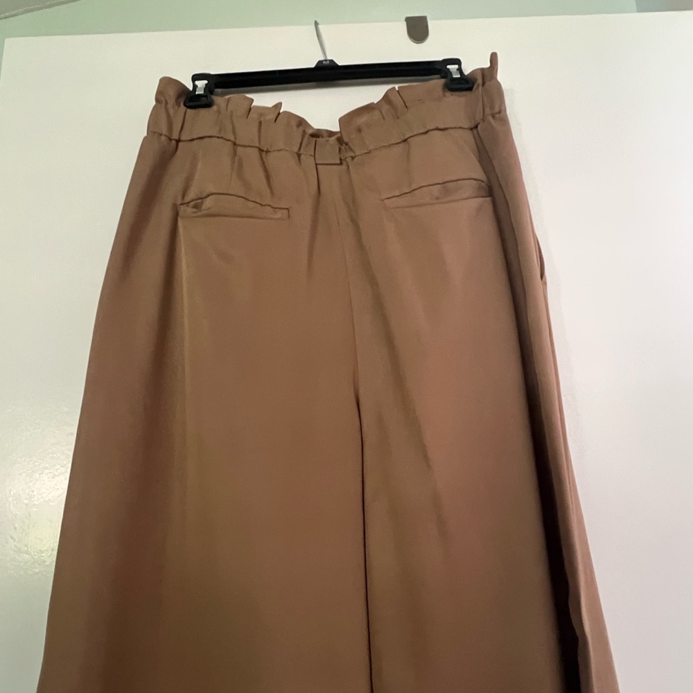 Banana Republic Tan/tobacco Wide Leg Pants